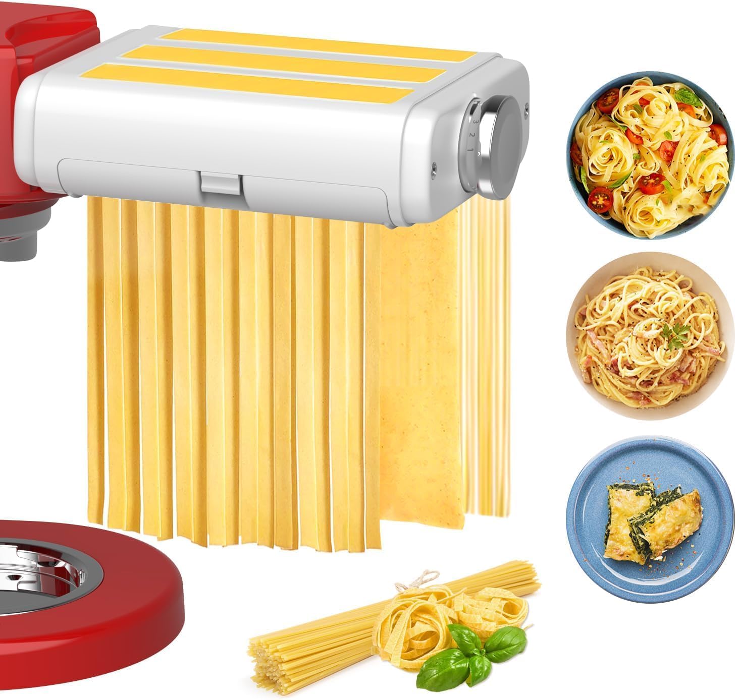 Commercial Kitchen Aid Mixer - ملحق صانع المعكرونة 3 في 1
