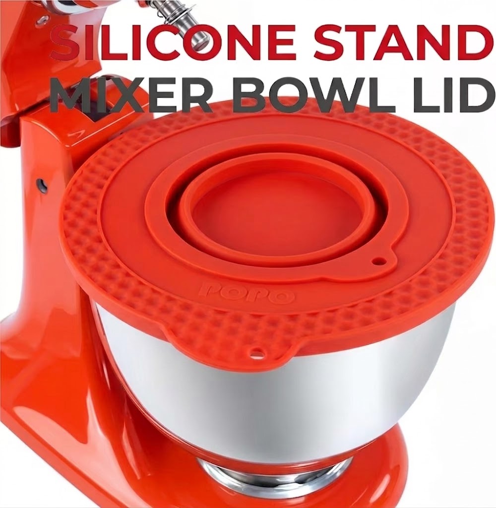 Commercial Kitchen Aid Mixer - غطاء وعاء سيليكون مضاد للانسكاب لخلاط