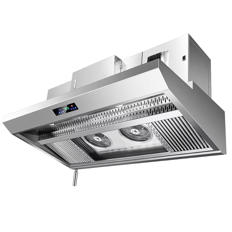 Commercial Kitchen Chimney - الفولاذ المقاوم للصدأ الكهربائية المخصصة الهواء