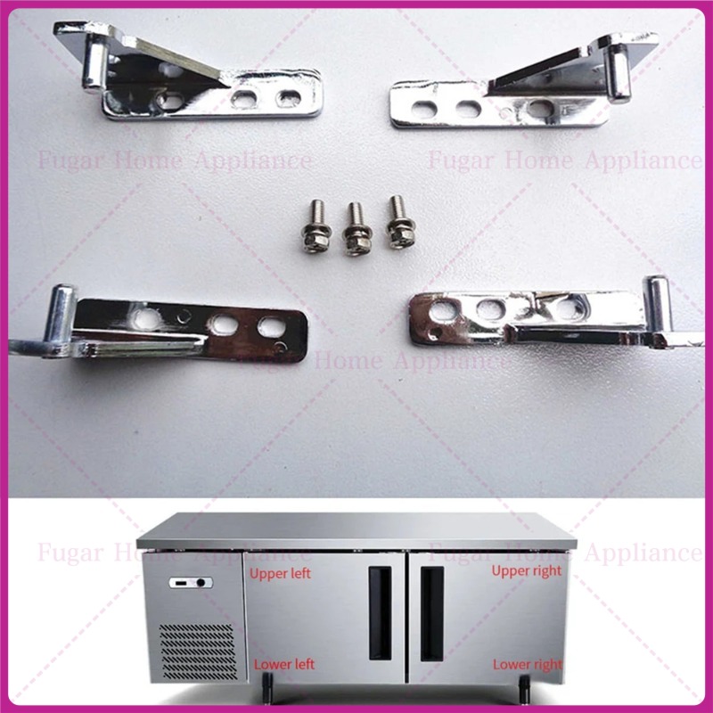 Commercial Kitchen Fridge - قاعدة عجلات 35 مم مفصلات الثلاجة
