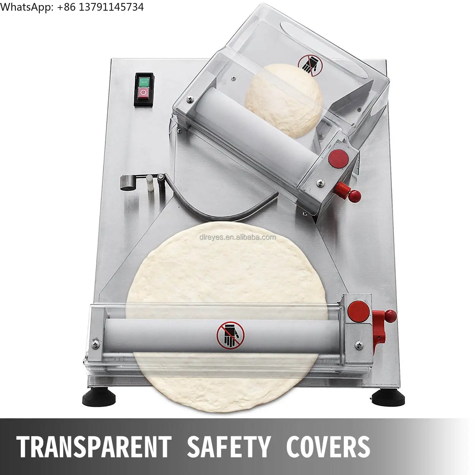 آلة فرد العجين اليدوية الصغيرة - مراجعة Pizza Conveyor Oven وسعره