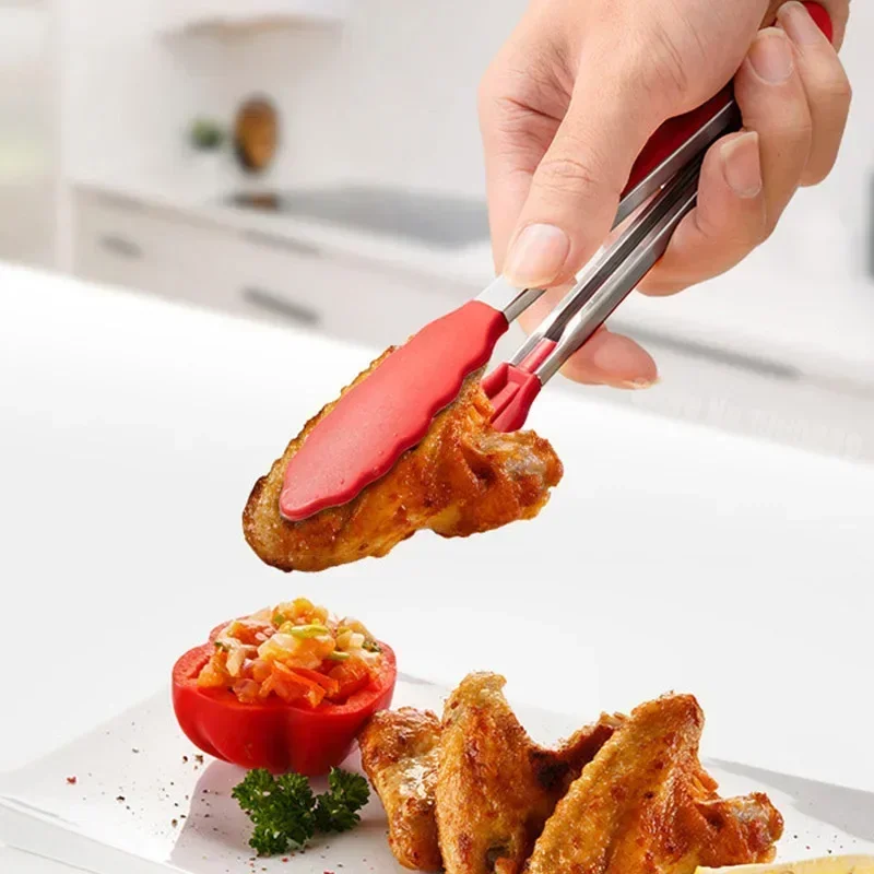7 بوصة عدم الانزلاق ملقط طعام  - مراجعة Commercial Kitchen Cooking وسعره
