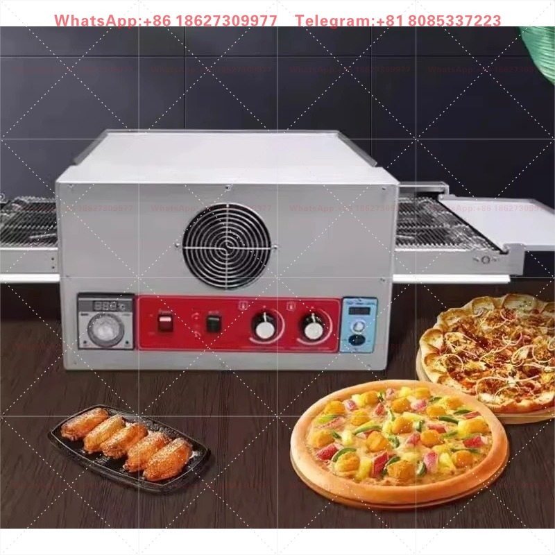 فرن بيتزا كهربائي تجاري بحزام  - مراجعة Pizza Conveyor Oven وسعره