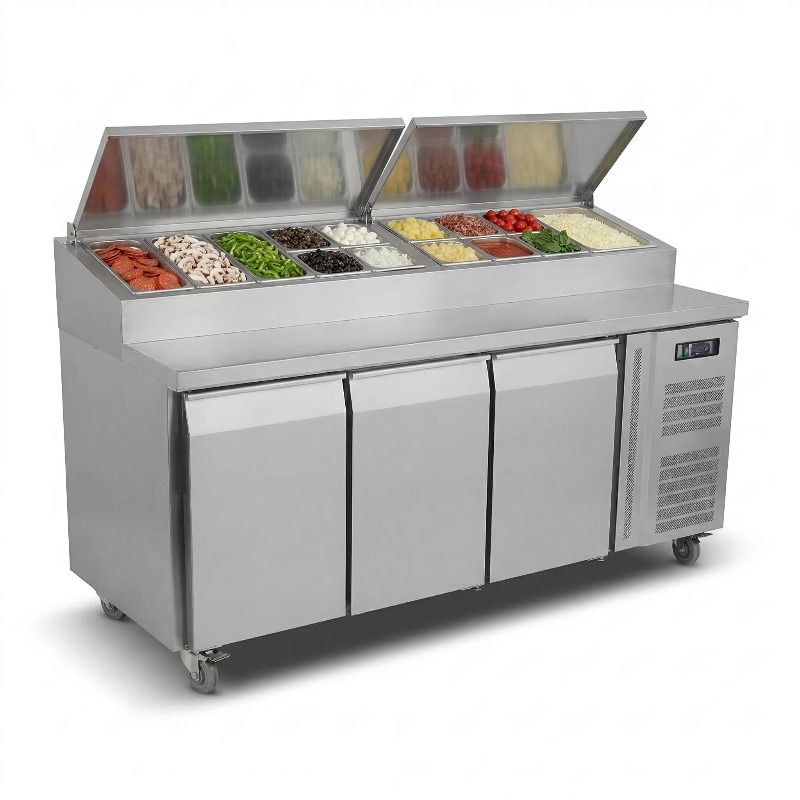 ثلاجة تحضير السندويتشات والبيت - مراجعة Commercial Kitchen Fridge وسعره