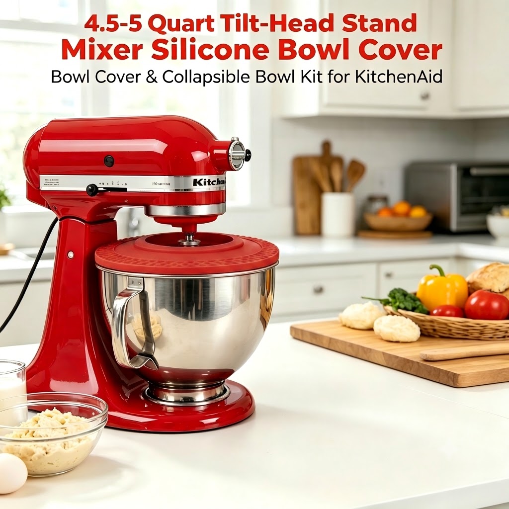 غطاء وعاء سيليكون مضاد للانسكا - مراجعة Commercial Kitchen Aid Mixer وسعره