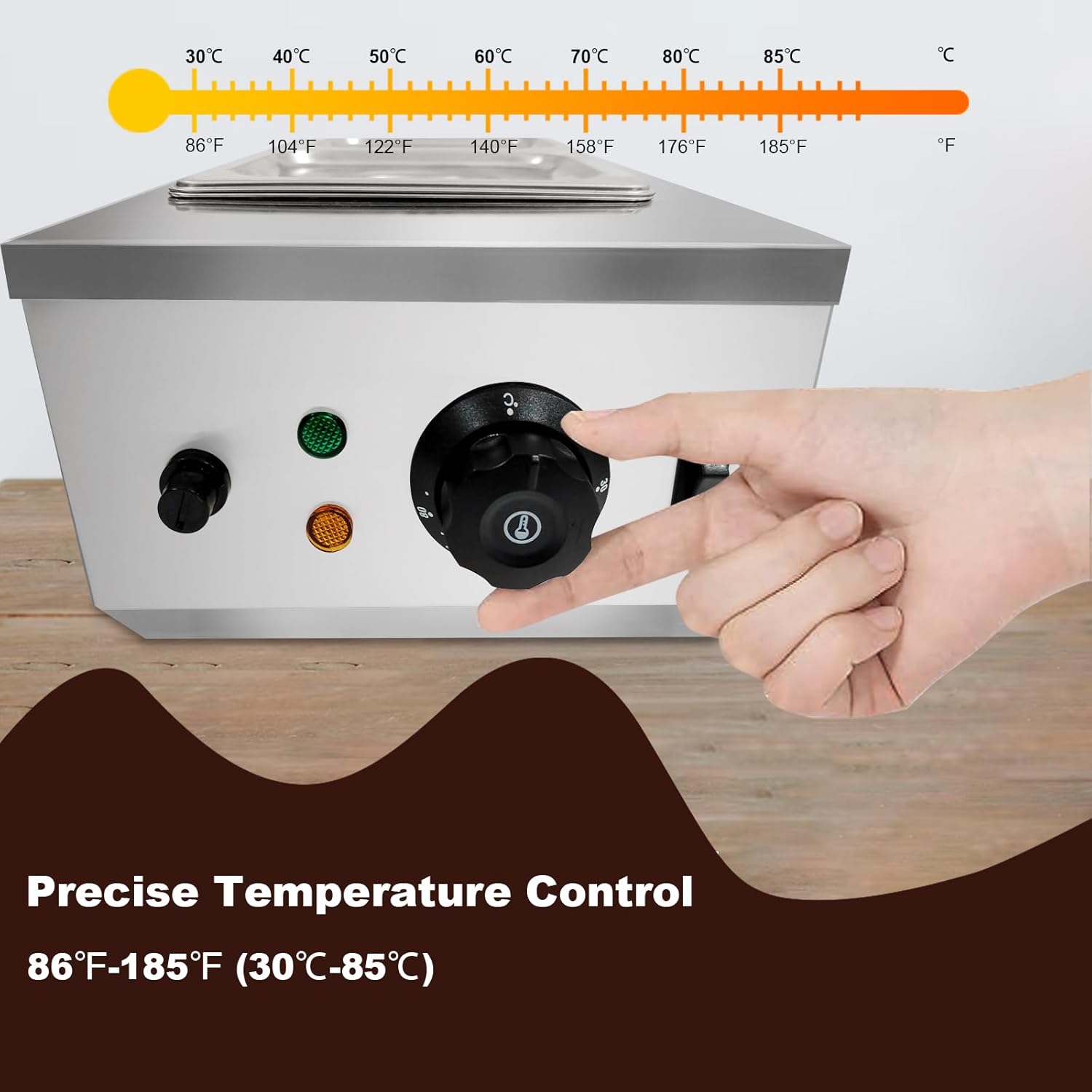 TWISTER.CK جهاز إذابة الشوكولا - مراجعة Commercial Kitchen Warmer وسعره