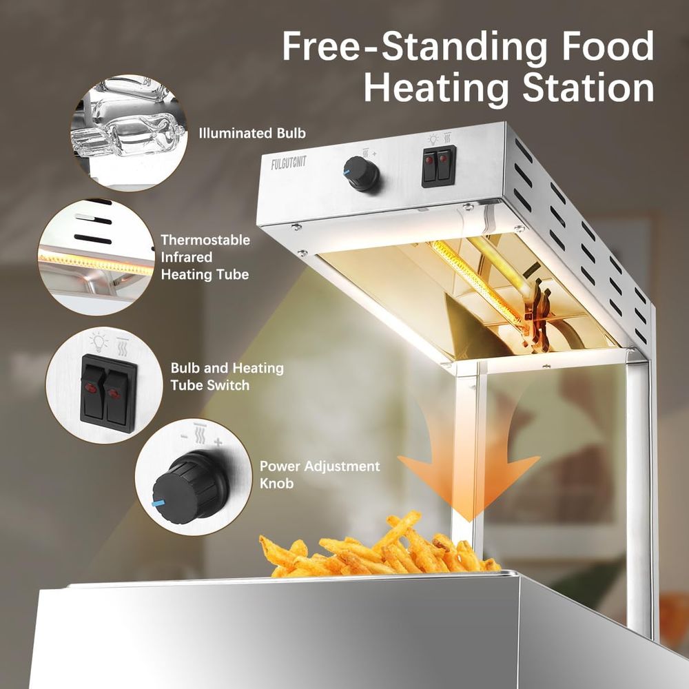 الفرنسية فراي دفئا، الحرارة ال - مراجعة Commercial Kitchen Warmer وسعره