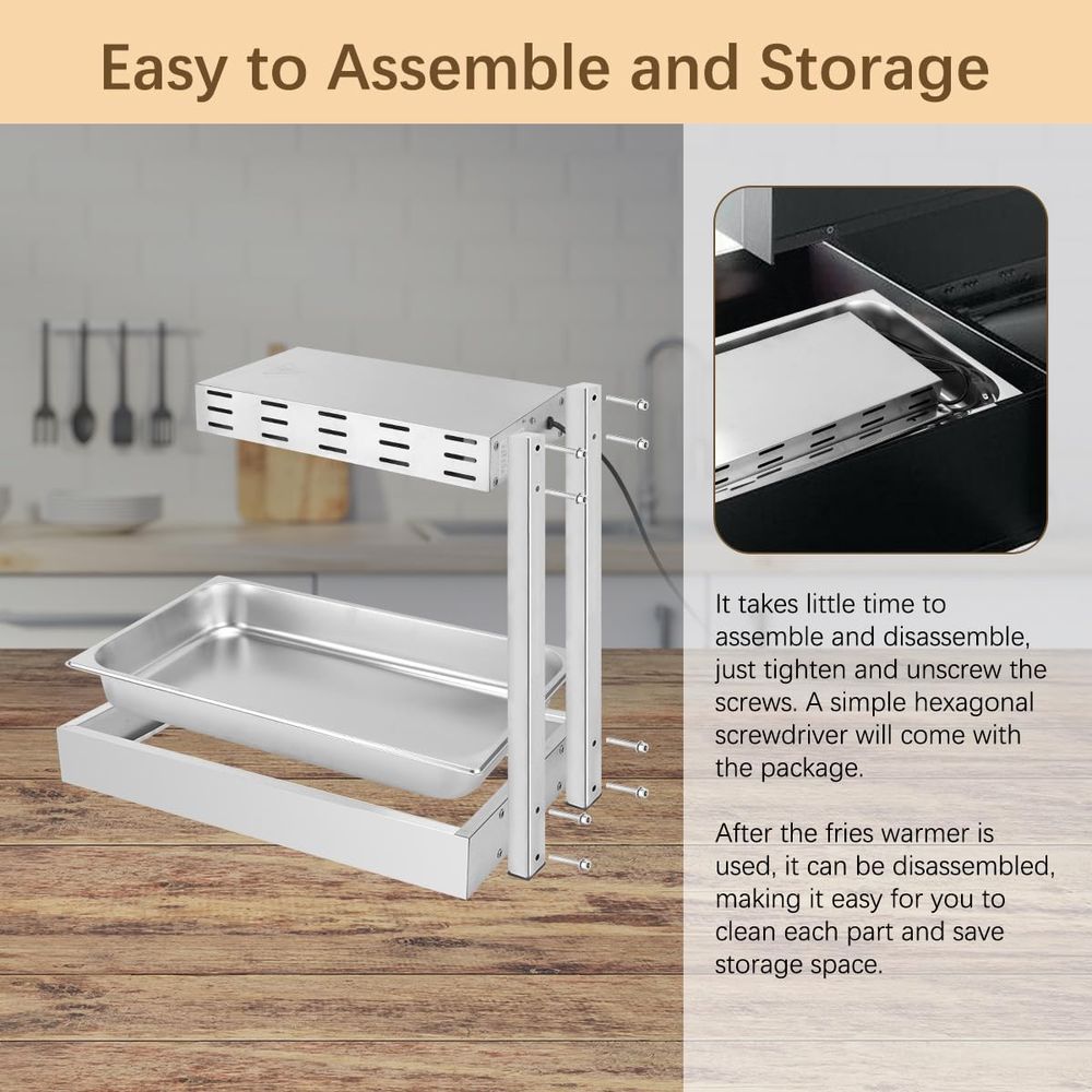 الفرنسية فراي دفئا، الحرارة ال - مراجعة Commercial Kitchen Warmer وسعره
