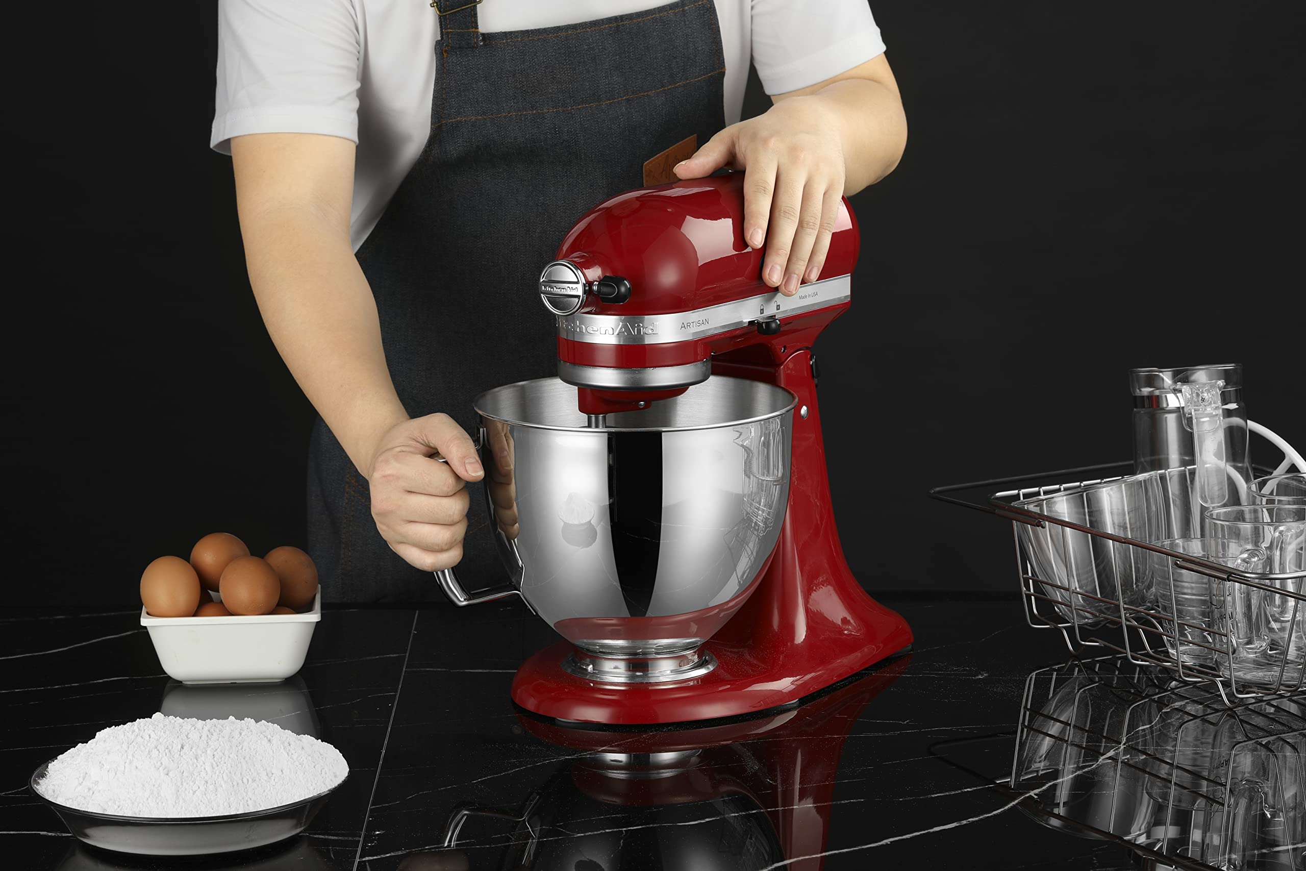 وعاء خلاط من الفولاذ المقاوم ل - مراجعة Commercial Kitchen Aid Mixer وسعره